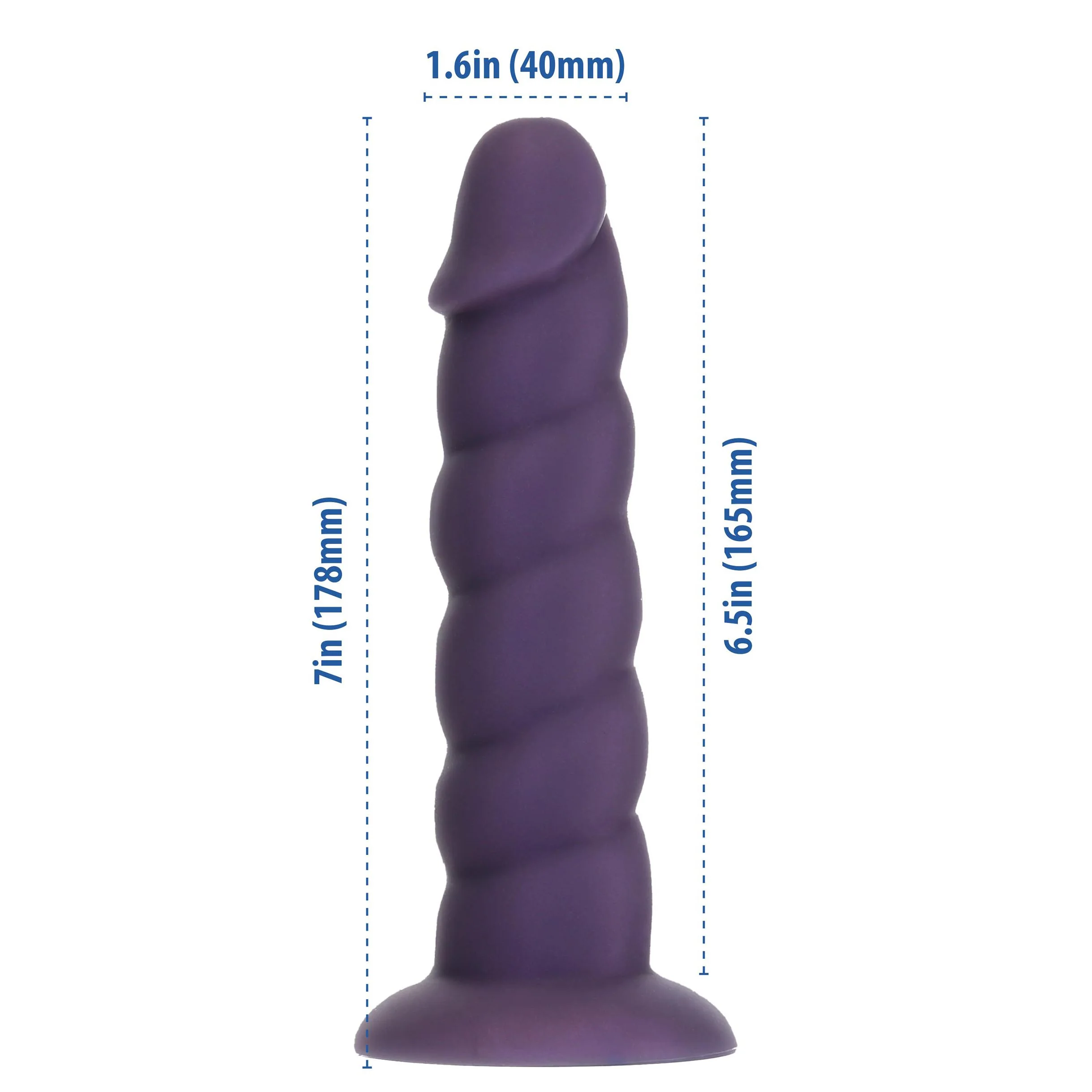 Addiction โ Fantasy Unicorn Dildo 18 cm โ Paars