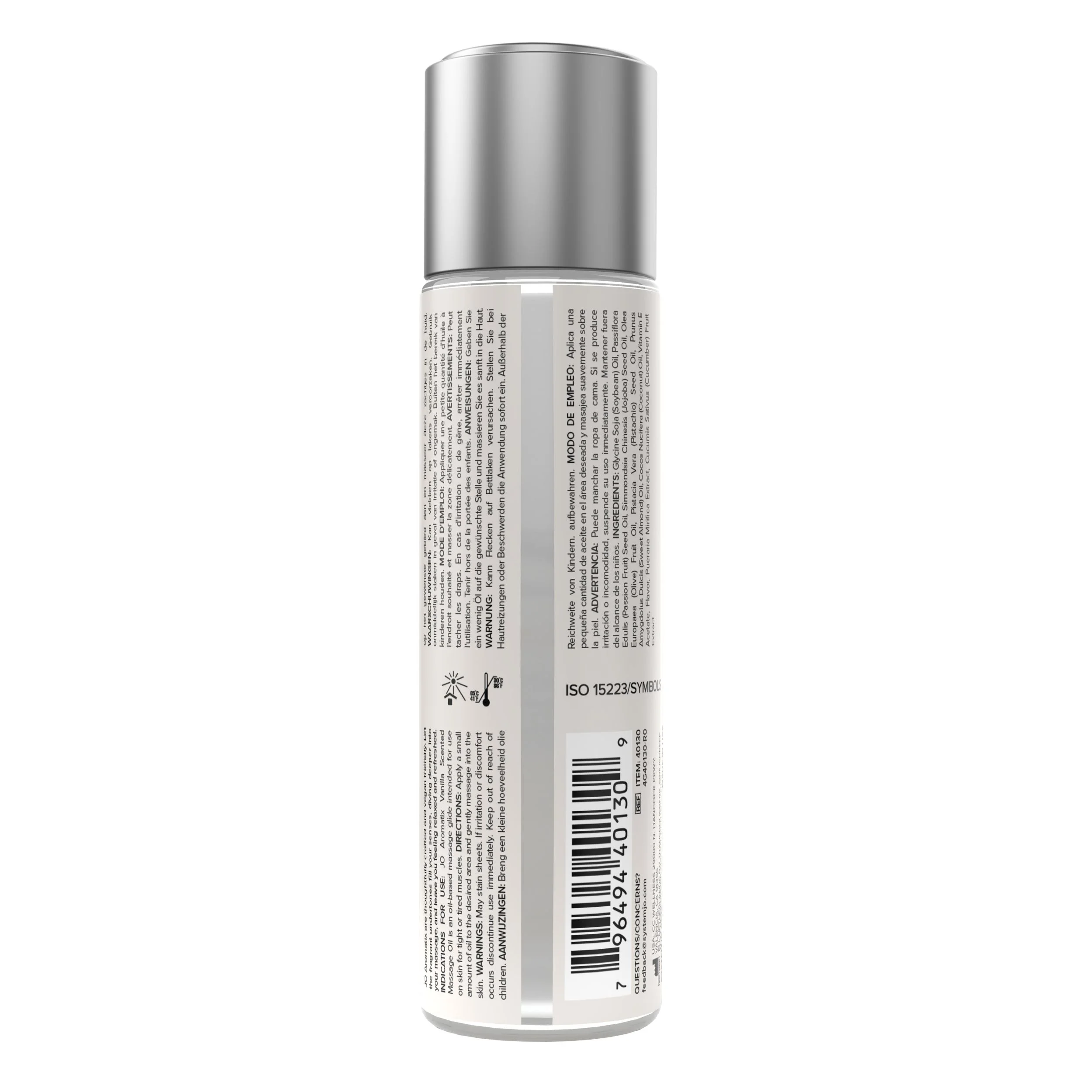 System JO - Aromatix Geur Massageolie Vanille -120 ml