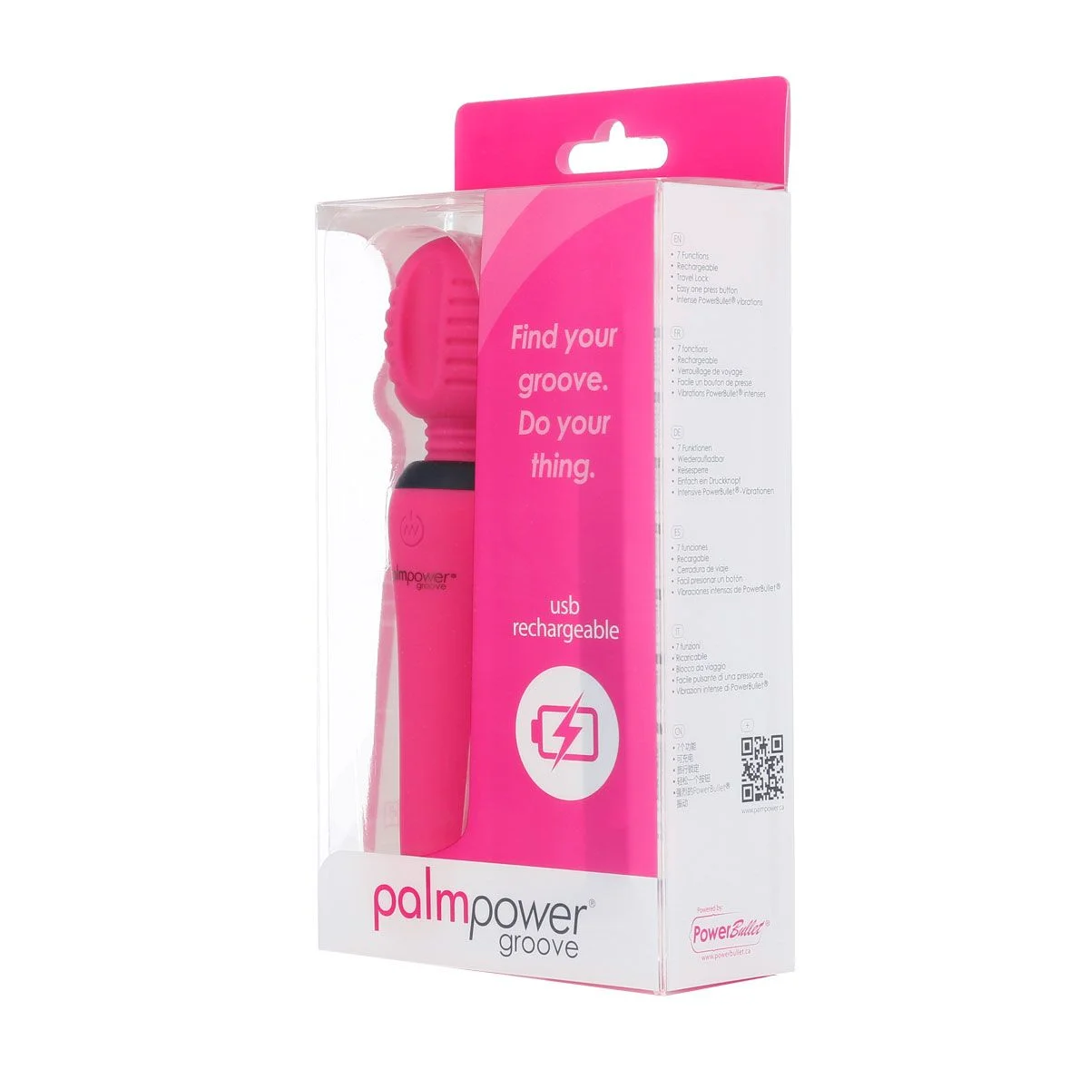 PalmPower - Groove Mini Wand Fuchsia
