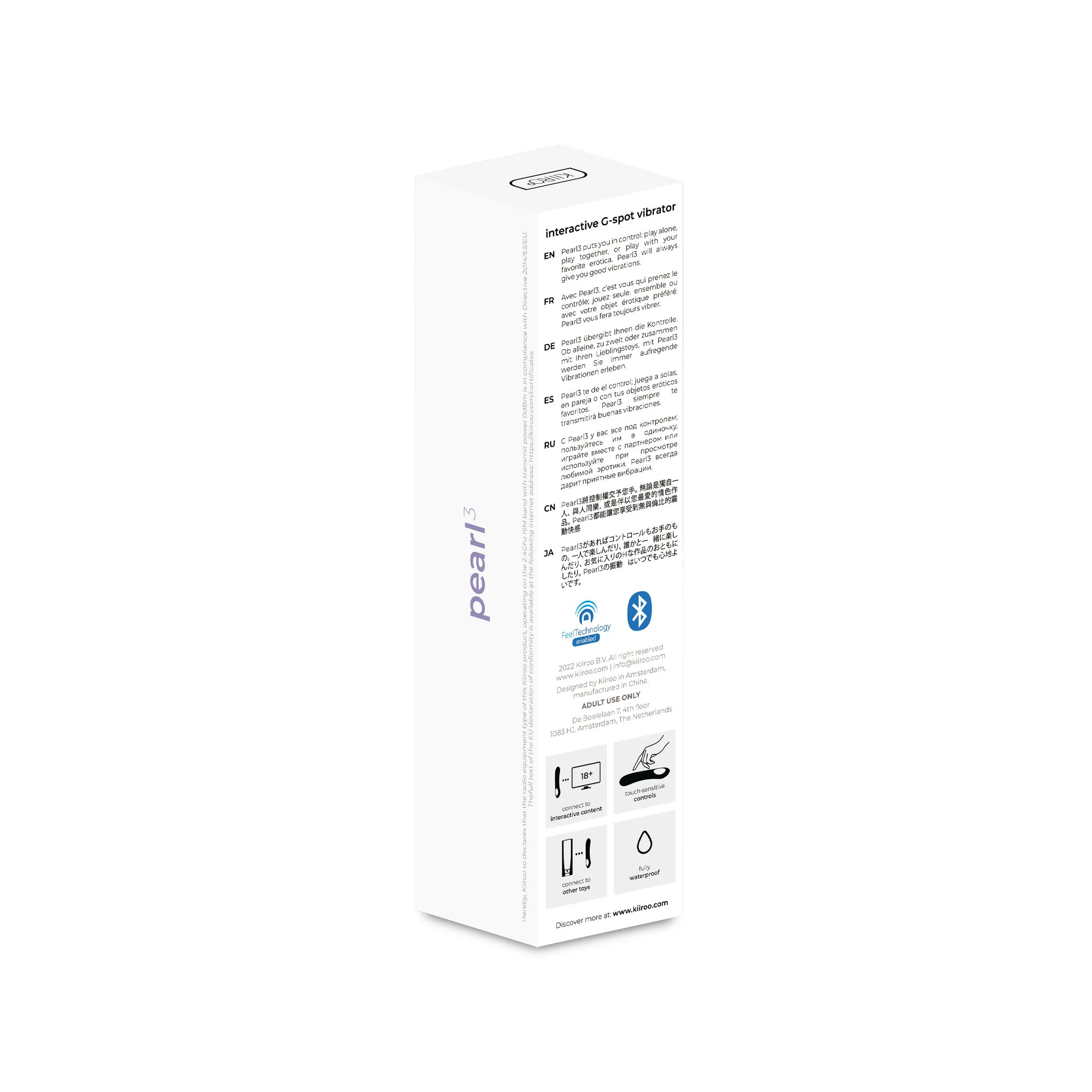 Kiiroo - Pearl3 Vibrator – G-spot & Paars
