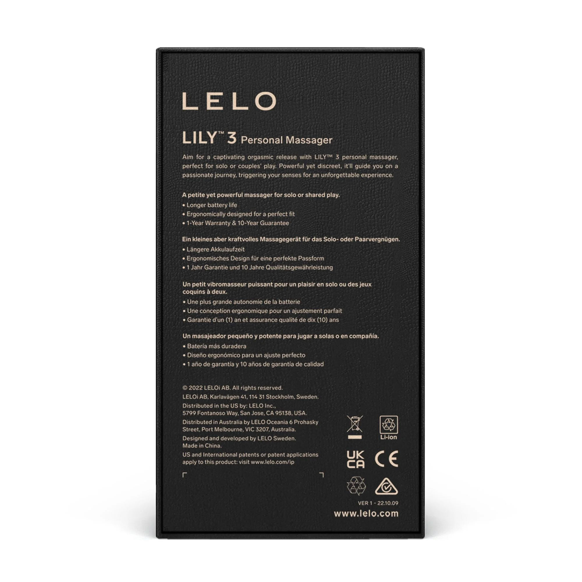 LELO - Lily 3 Personal Massager - Dark Plum