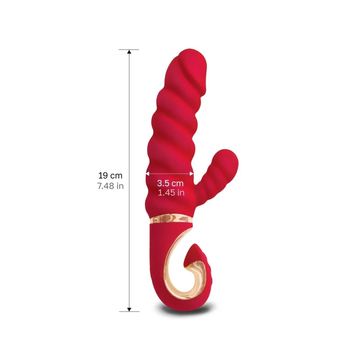 G-Vibe β GCANDY MINI Dual Motor Vibrator β Rood