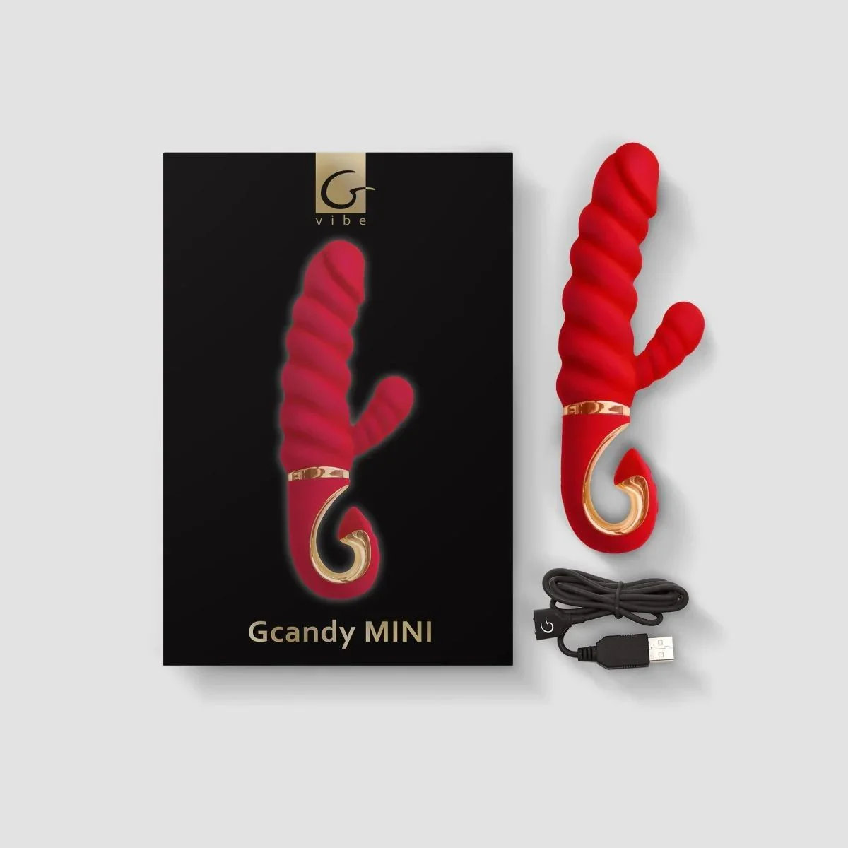G-Vibe β GCANDY MINI Dual Motor Vibrator β Rood
