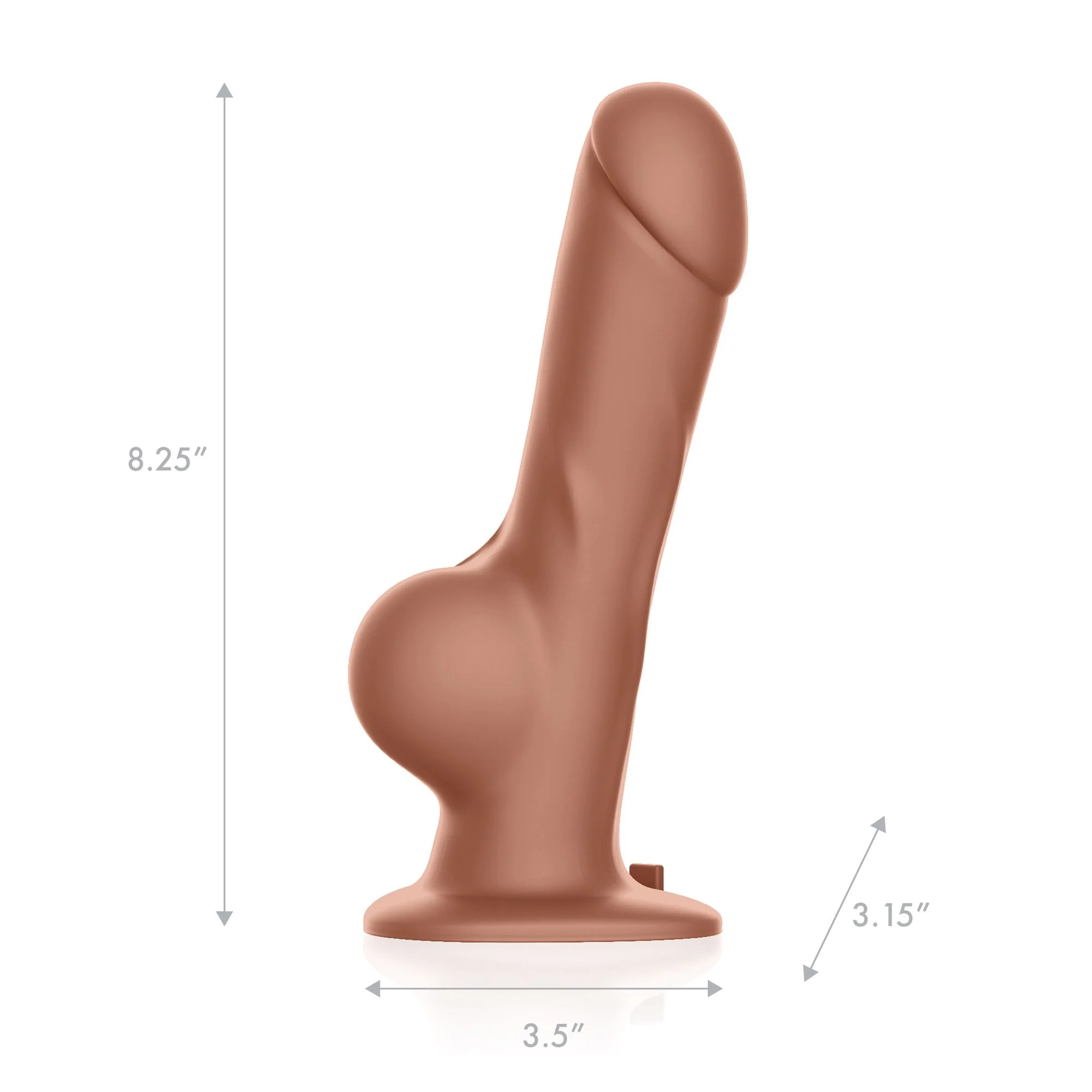 Pegasus - 8? Remote Control Realistic Silicone Dildo with Balls and Harness