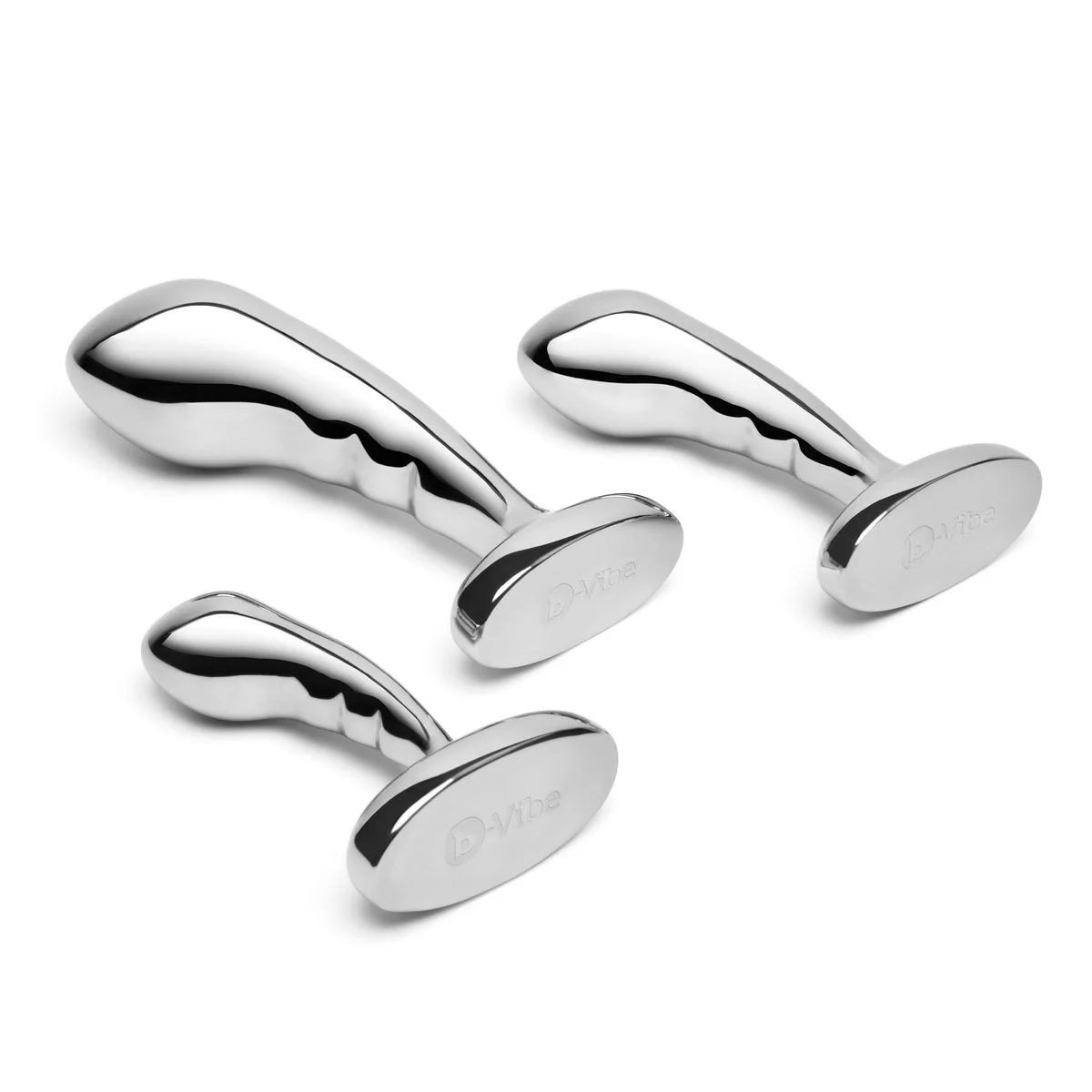 B-Vibe β Stainless Steel P-Spot Training Set β 3 Plugs