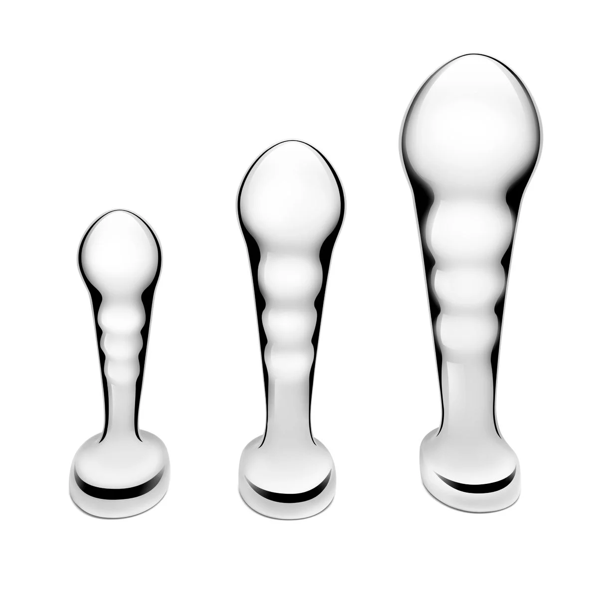 B-Vibe β Stainless Steel P-Spot Training Set β 3 Plugs