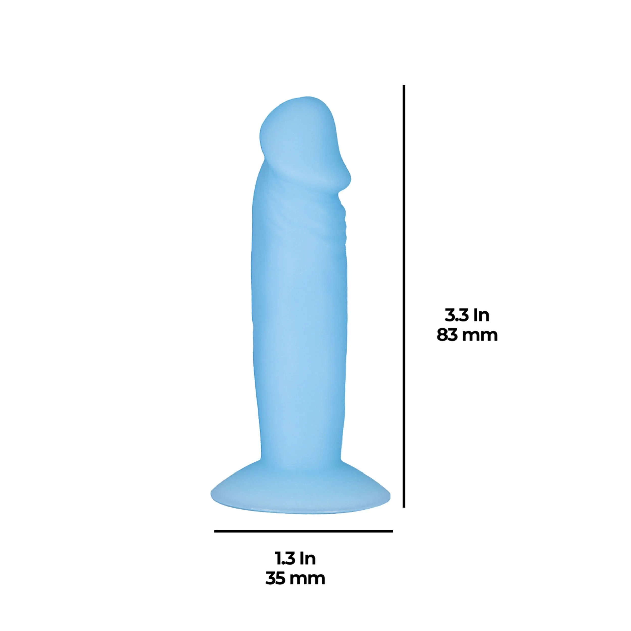 Addiction - Silly Willy - Silicone dildo - Glow in the dark