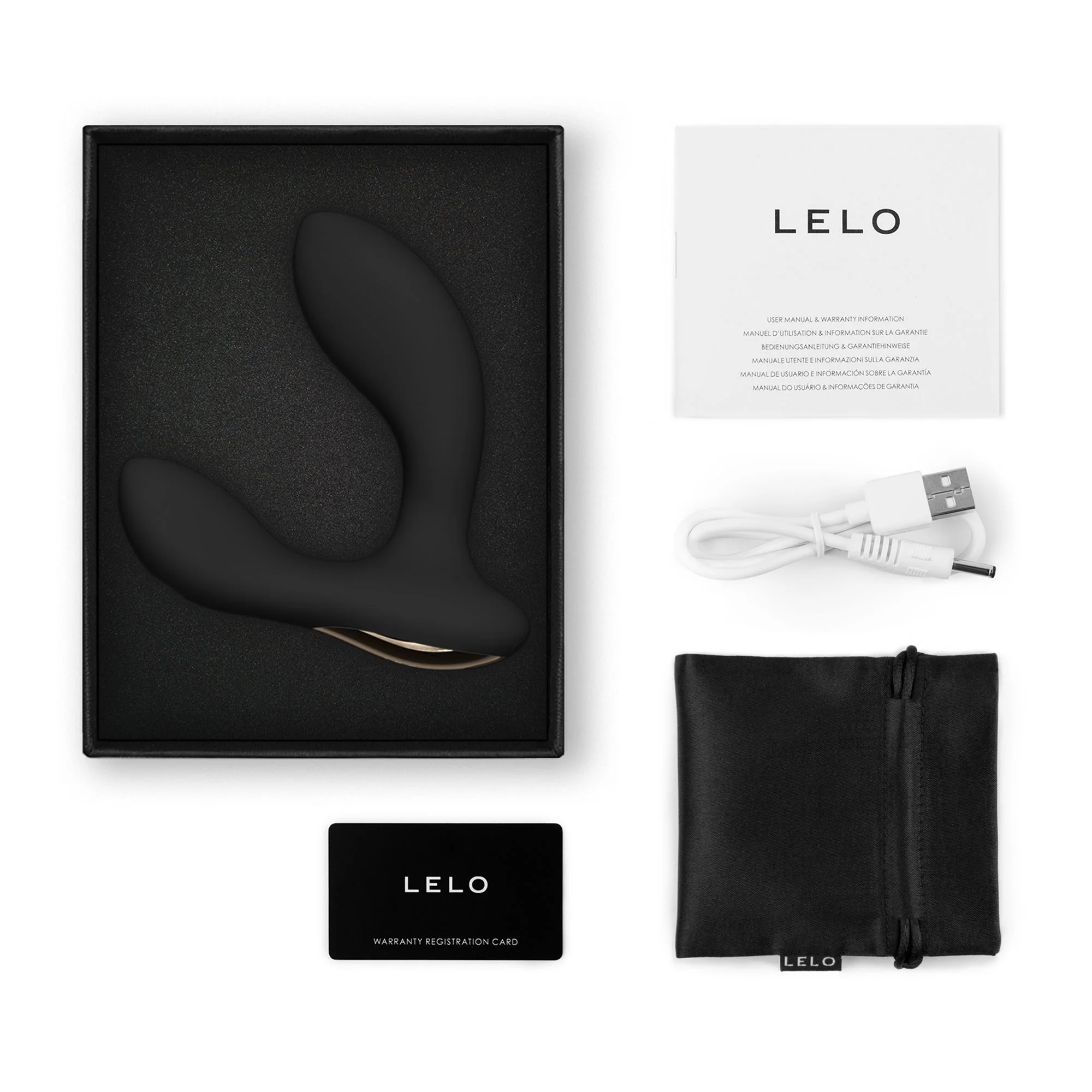 LELO β HUGO 2 Prostaat Massager β Zwart