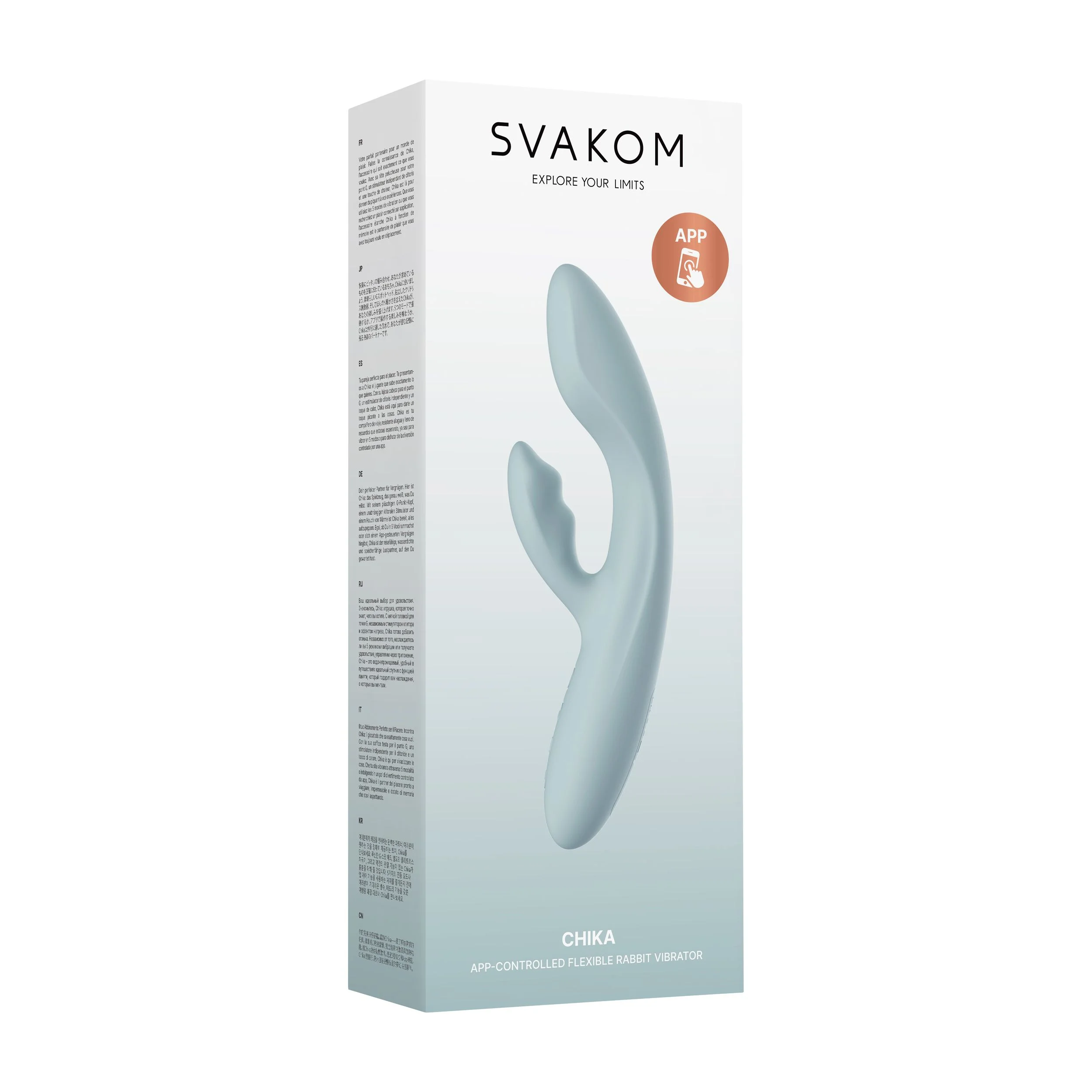SVAKOM - Chika Verwarmende Tarzan Vibrator App Controlled