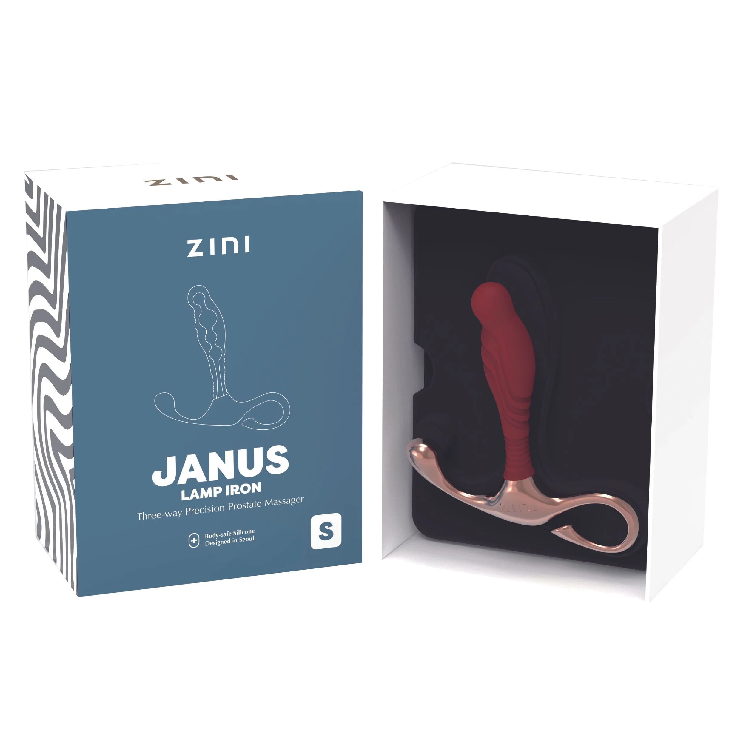Zini β JANUS LAMP IRON Prostaat Stimulator β Rood (S)