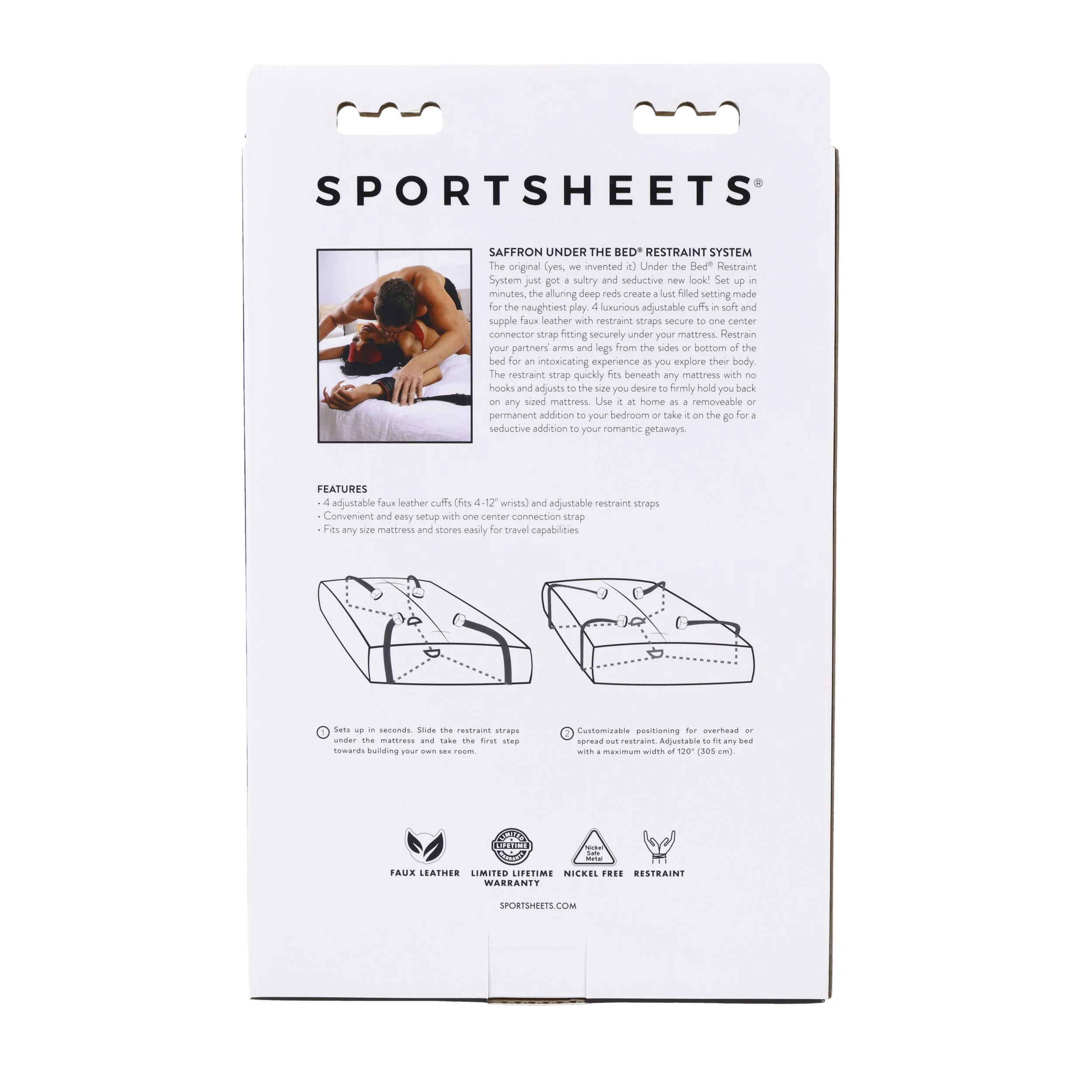 Sportsheets - Saffron Under the Bed Restraint System