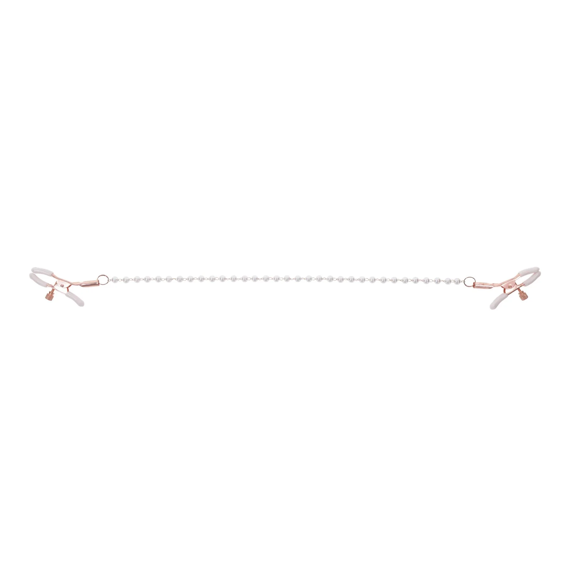 Sportsheets – Peaches ‘n CreaMe Pearl Nipple Clamps – Crème