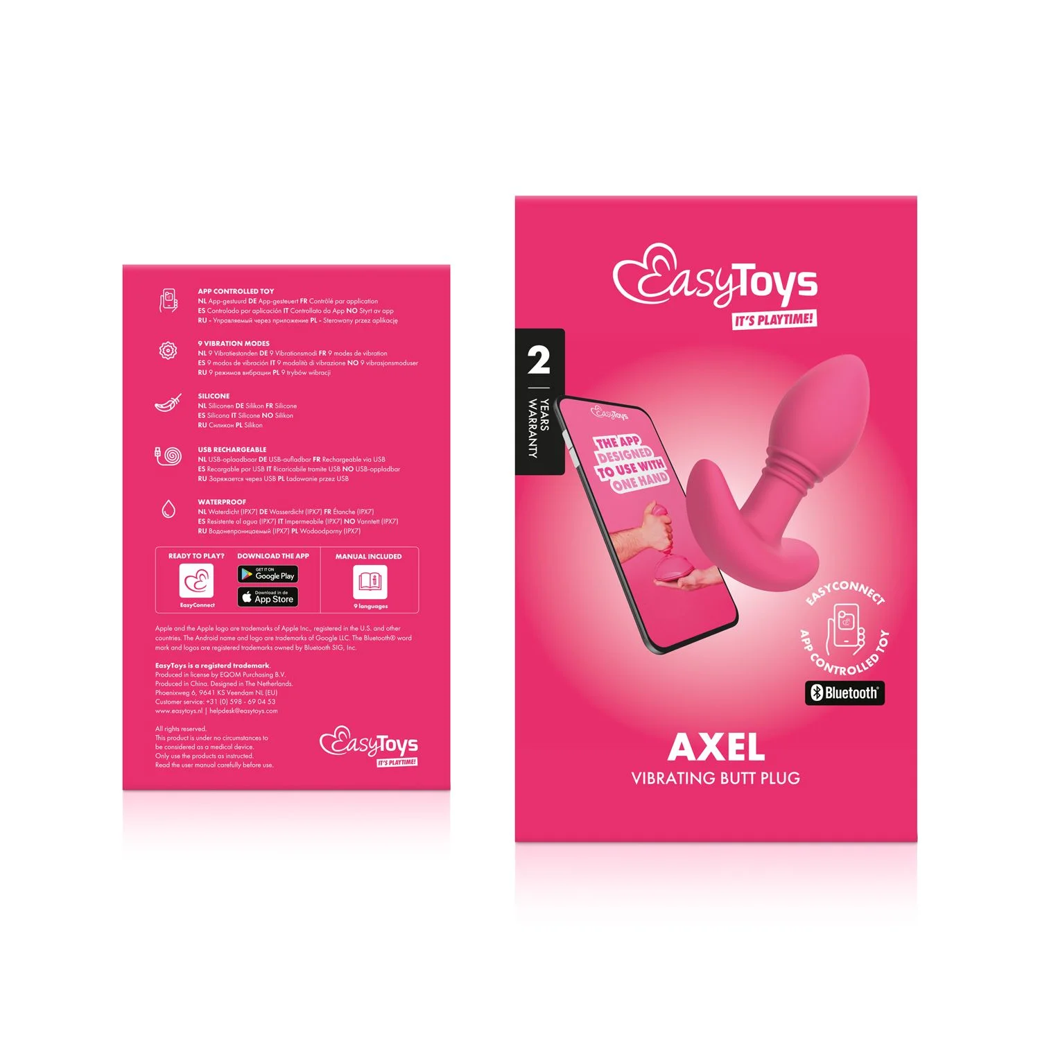 EasyConnect - Vibrerende Buttplug Axel app gestuurd