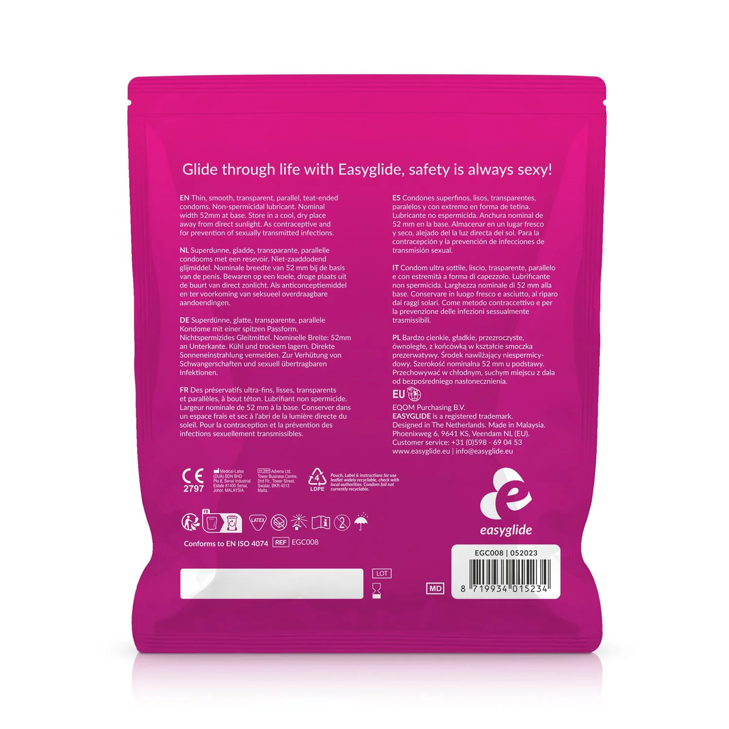 EasyGlide - Extra Thin Condooms - 40 stuks