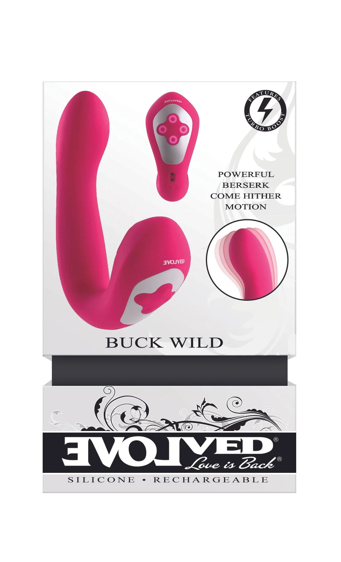 Evolved - Buck Wild Dual End Vibrator - Roze