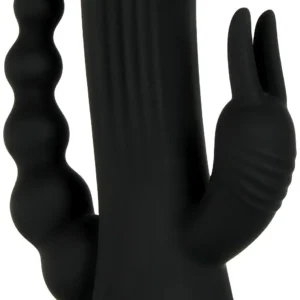 Evolved - Trifecta Rabbit Vibrator - Zwart