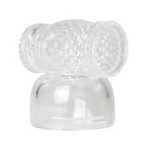 Wand Collection β Opzetstuk Met Masturbator - Clear