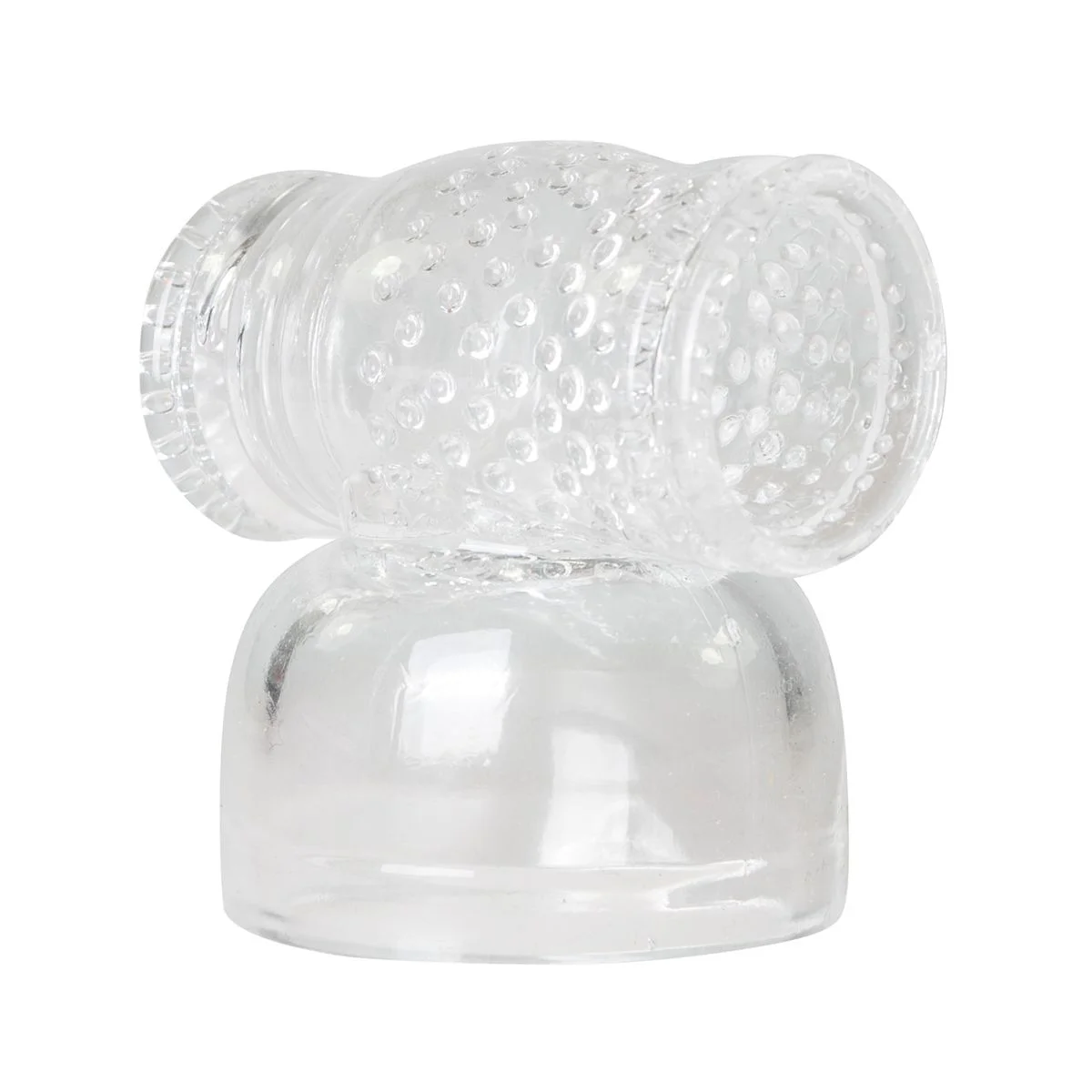 Wand Collection – Opzetstuk Met Masturbator - Clear