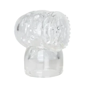 Wand Collection – Opzetstuk Met Masturbator - Clear