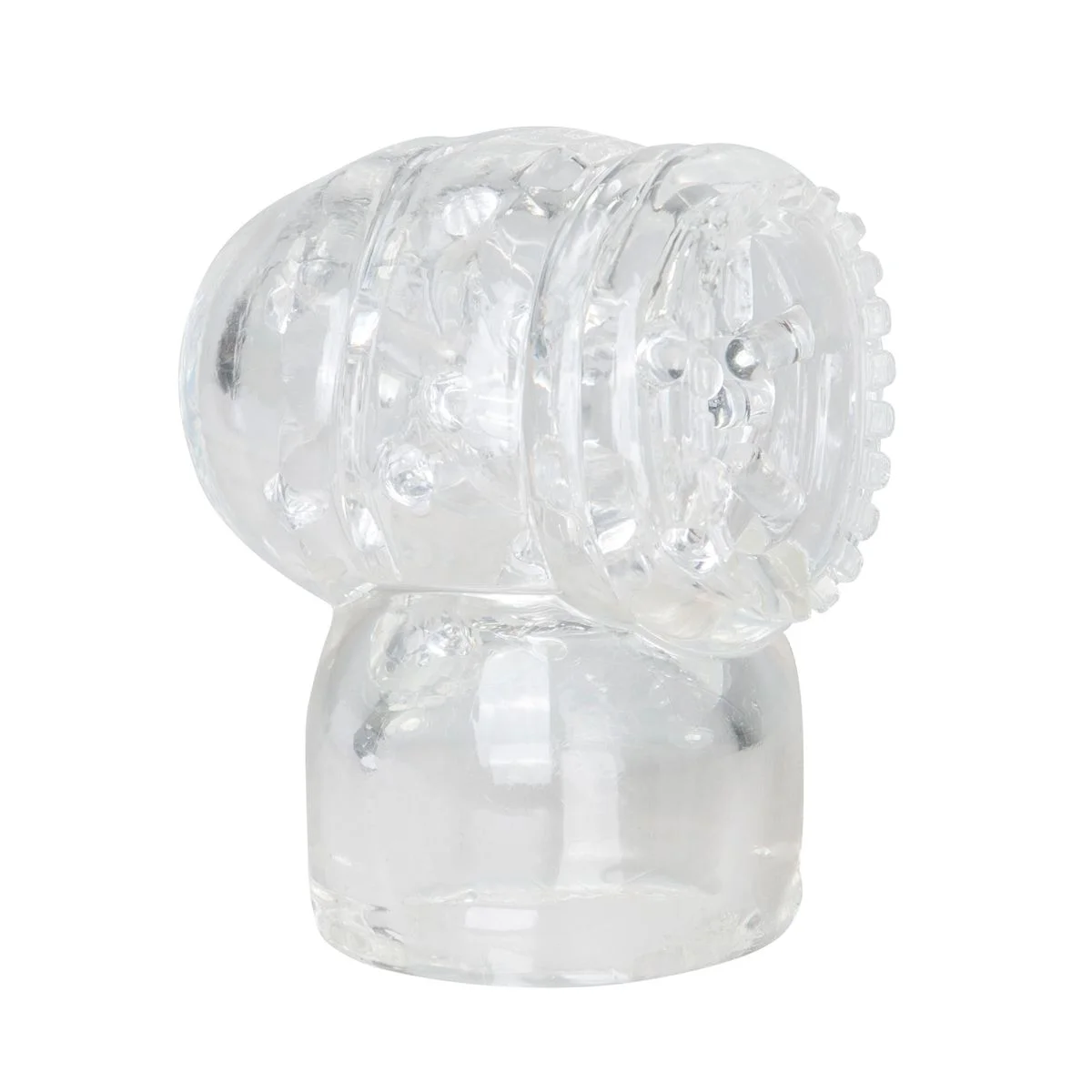 Wand Collection – Opzetstuk Met Masturbator - Clear