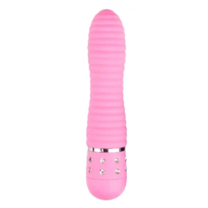 Mini Vibrator Geribbeld - Roze