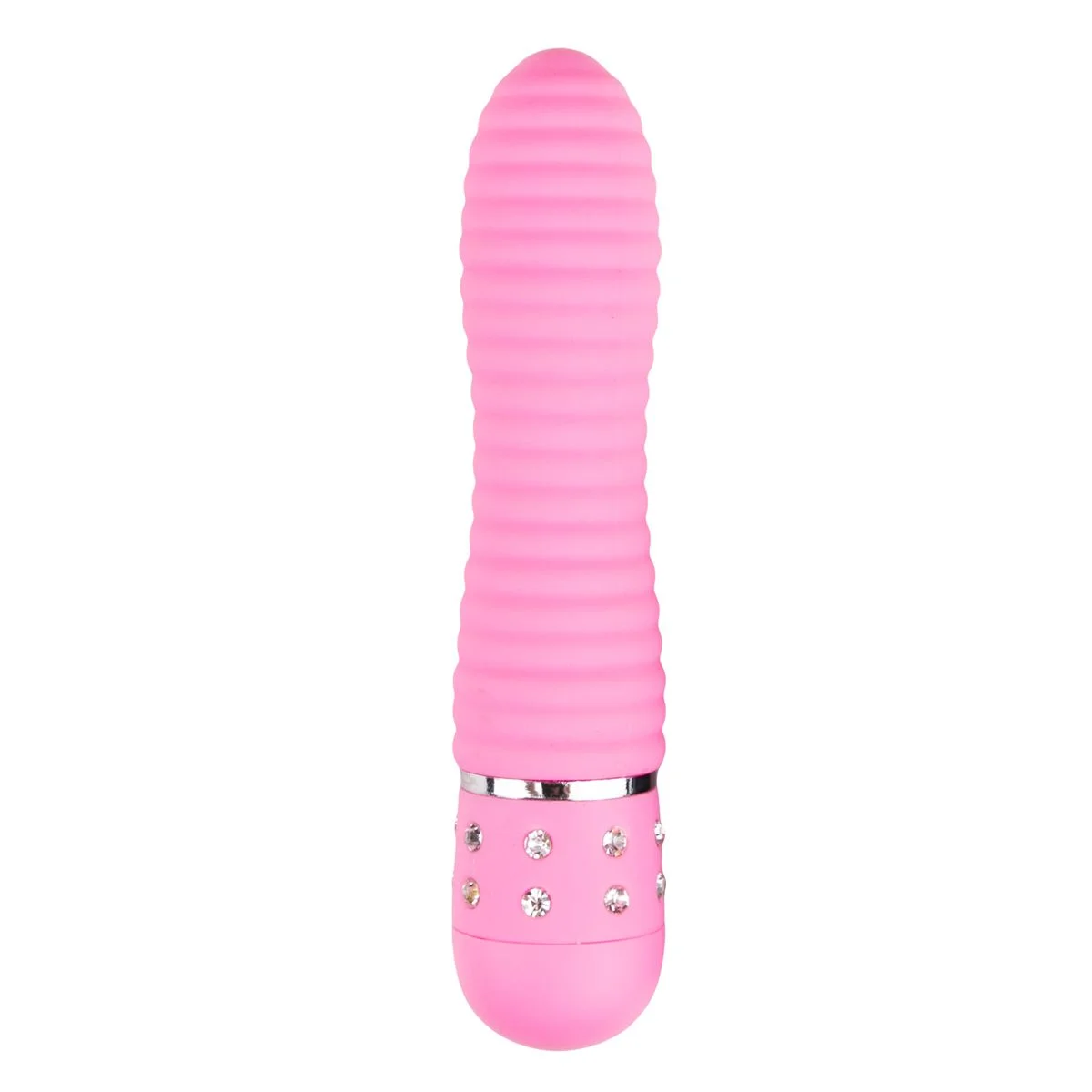 Mini Vibrator Geribbeld - Roze