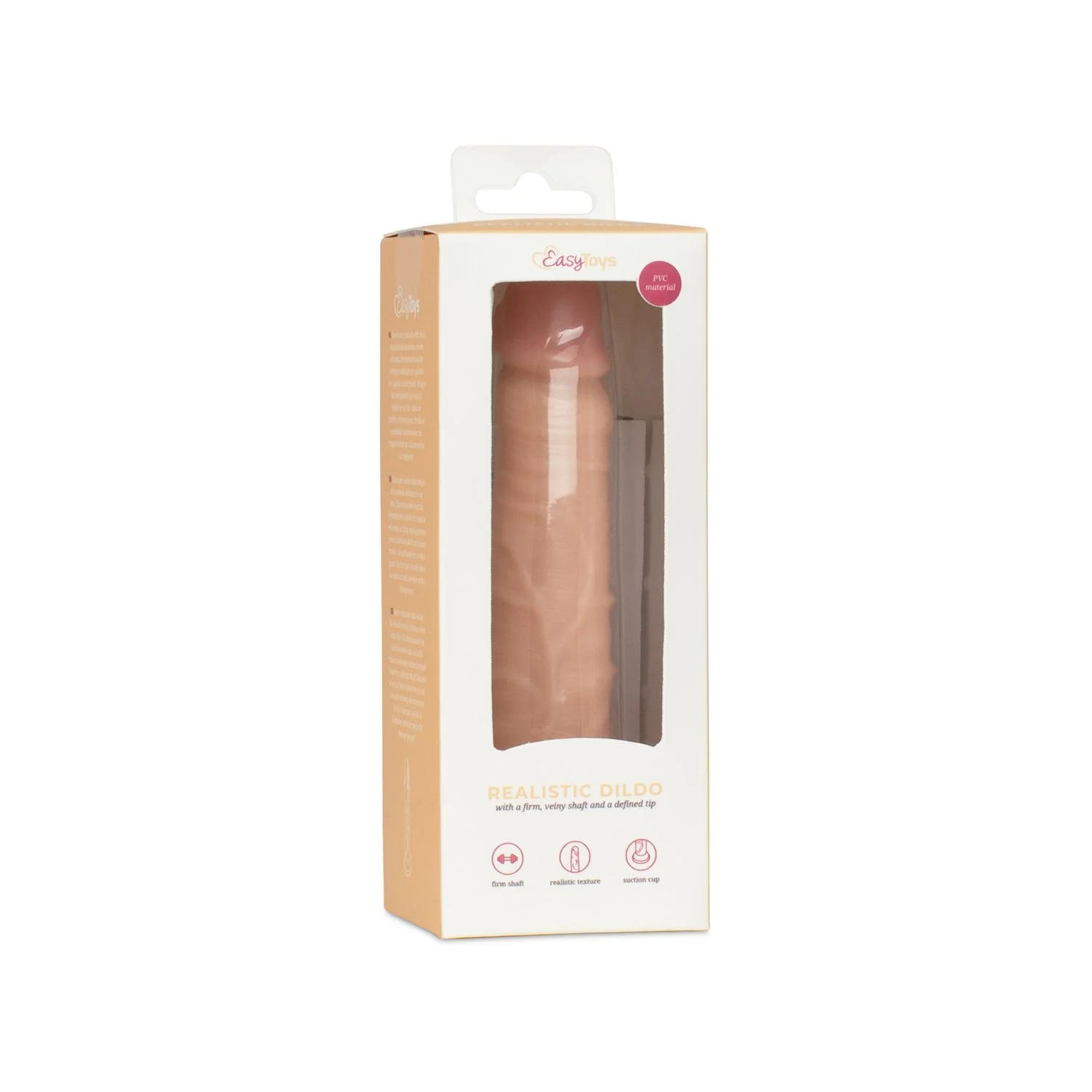 Dildo zonder ballen 12 cm - Beige