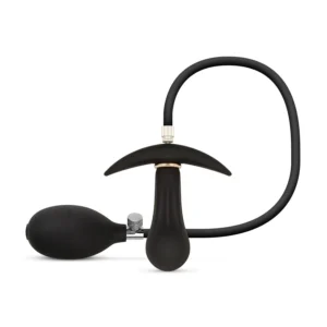 Anal Collection - Opblaasbare Buttplug met Pomp 8 cm - Zwart