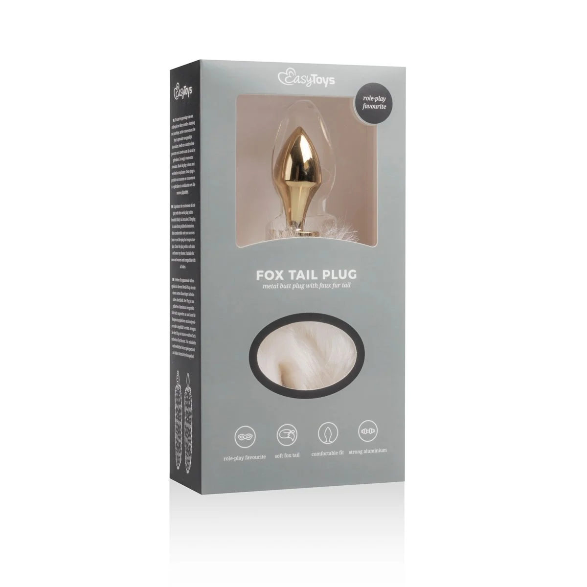 β FETISH COLLECTION Buttplug β Witte Vossenstaart