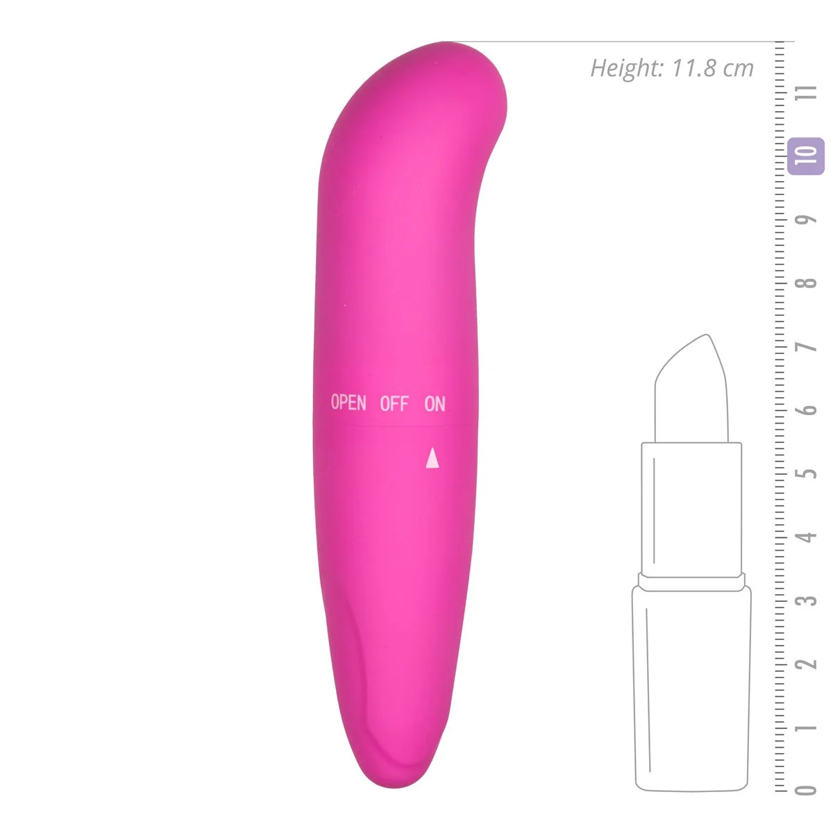 Mini G-spot vibrator - roze