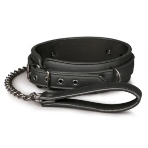 Fetish - halsband met riem