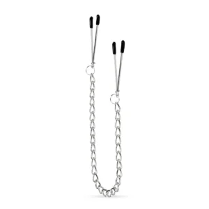 Fetish - Pincet Tepelklemmen Met Ketting