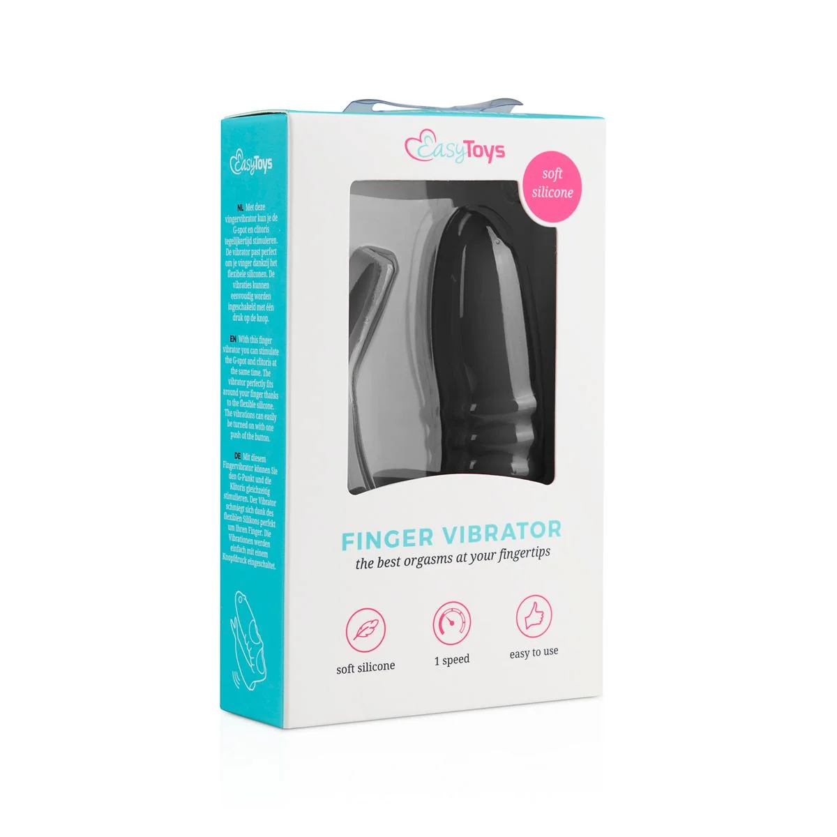 Vinger Vibrator - Zwart