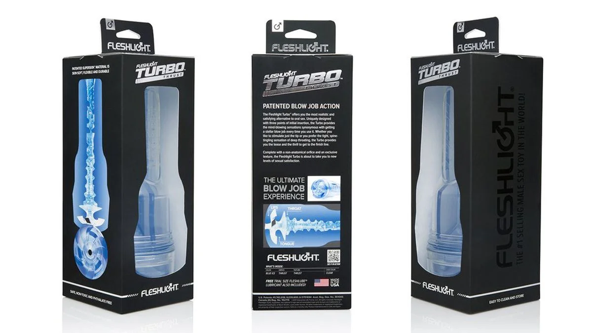 Fleshlight Turbo Thrust - Ijsblauw