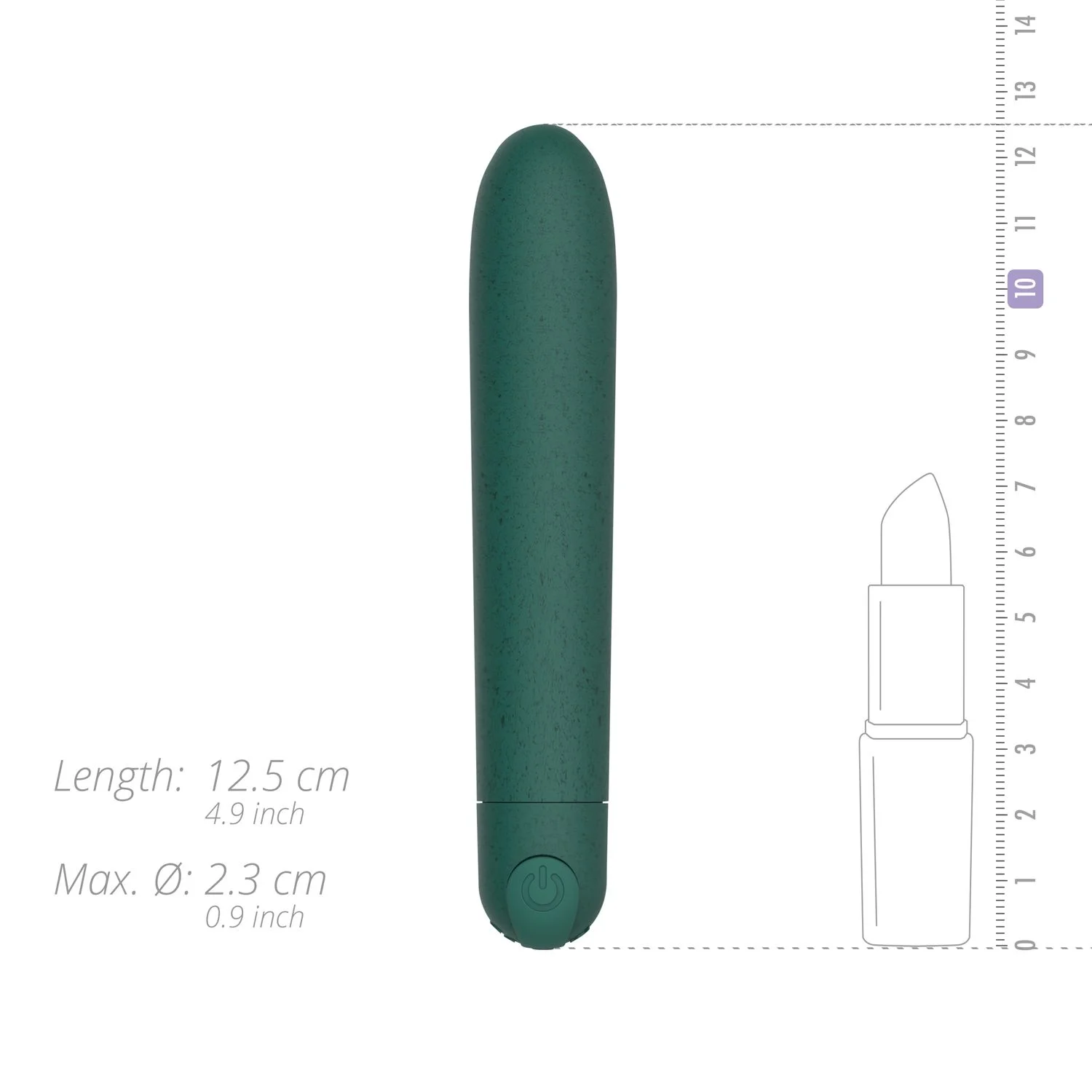 Gløv - Saga Eco Bullet Vibrator - Groen