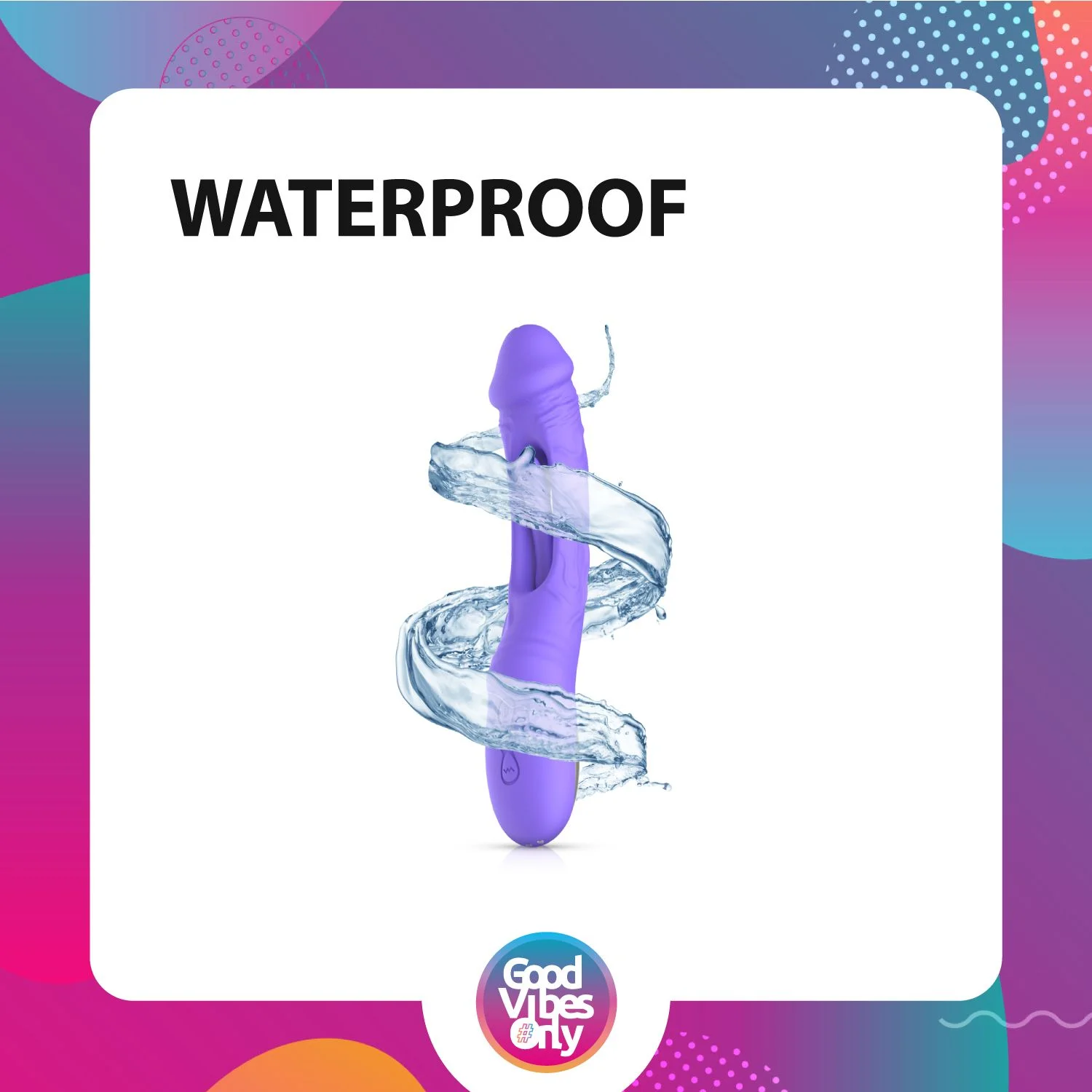 Good Vibes Only - Flax Vibrerende Dildo met G-Spot Stimulator