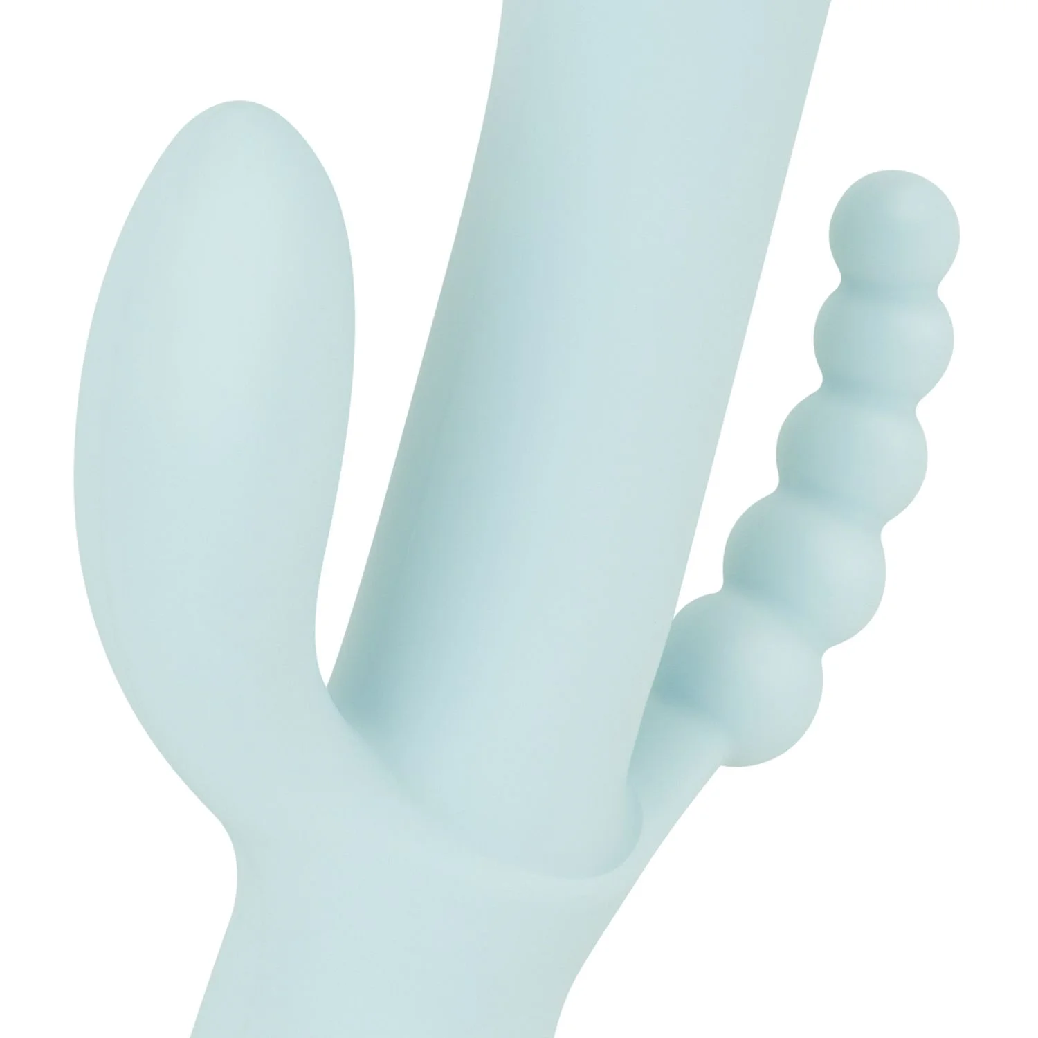 Good Vibes Only - Triple Stimulation Vibe - Soft Silicone - Blauw