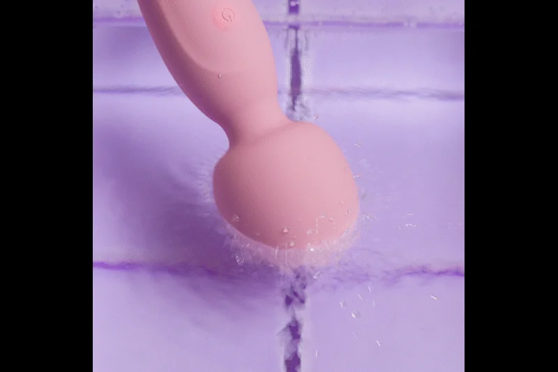 Good Vibes Only - Dubbelzijdige Wand Vibrator - Soft Silicone - Roze