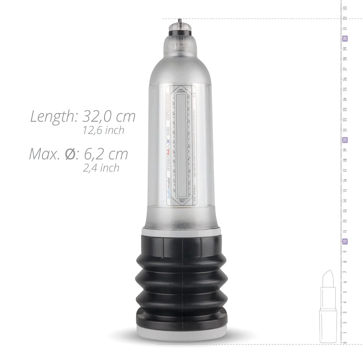 Bathmate Hydromax 9 - Transparant