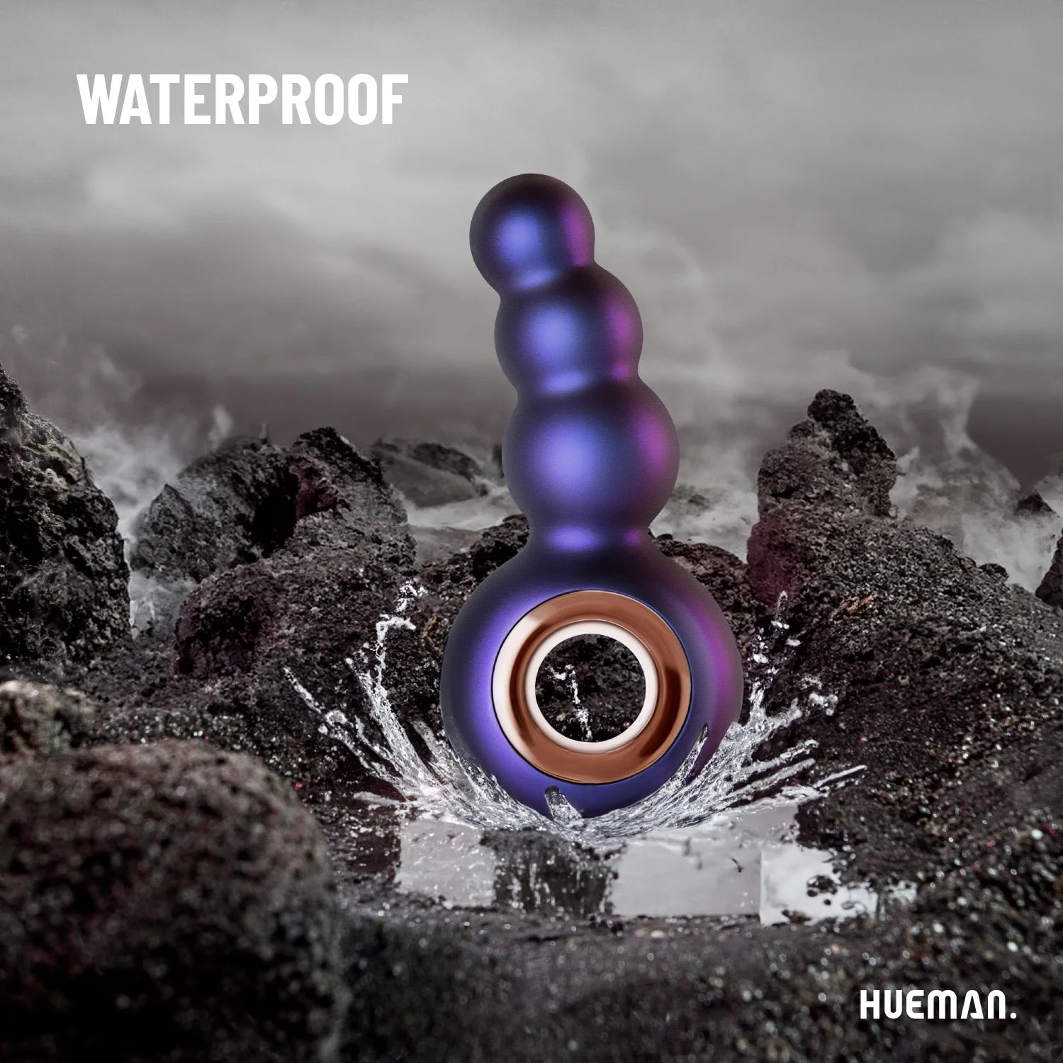 Hueman - Outer Space Vibrerende Buttplug