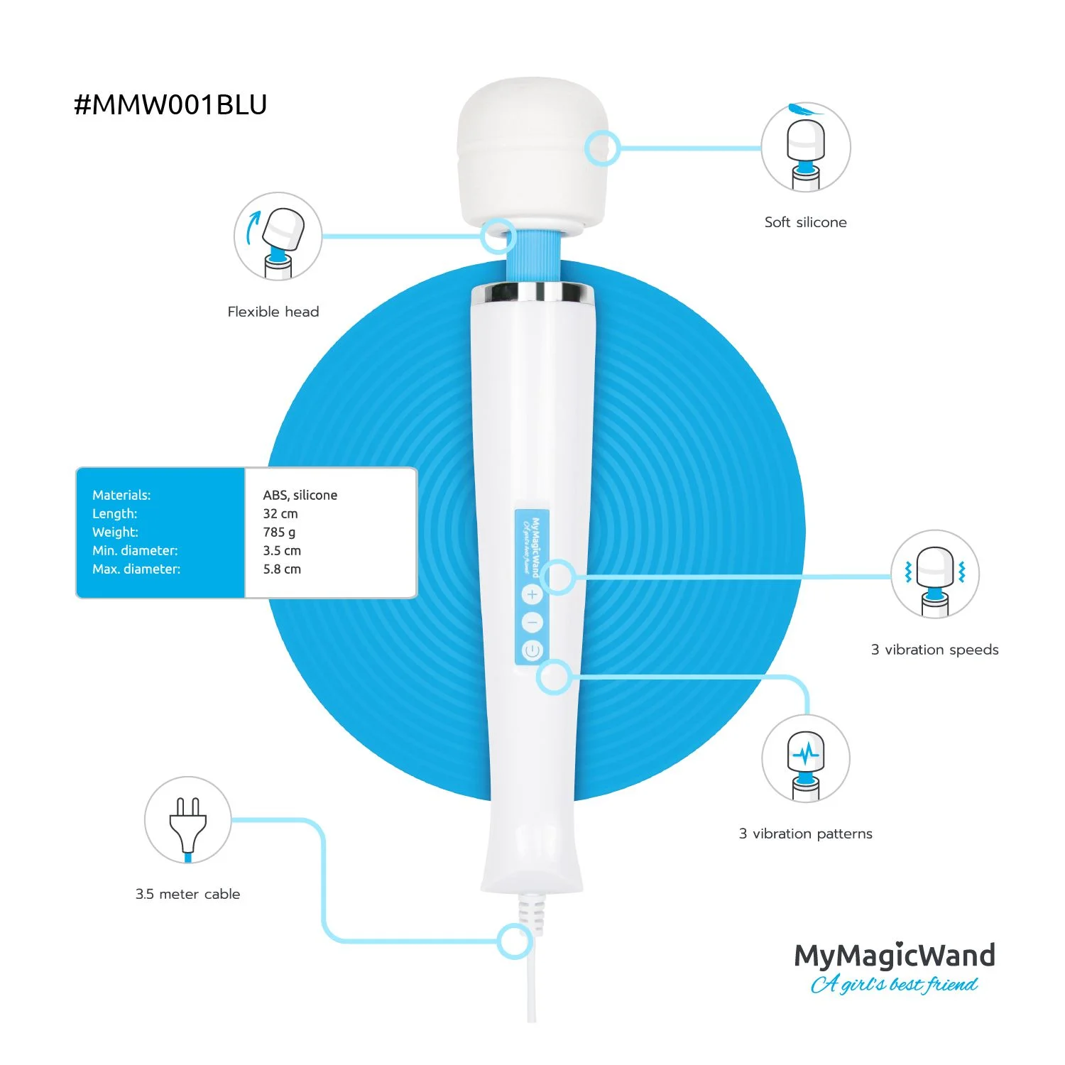 MyMagicWand - Blauw