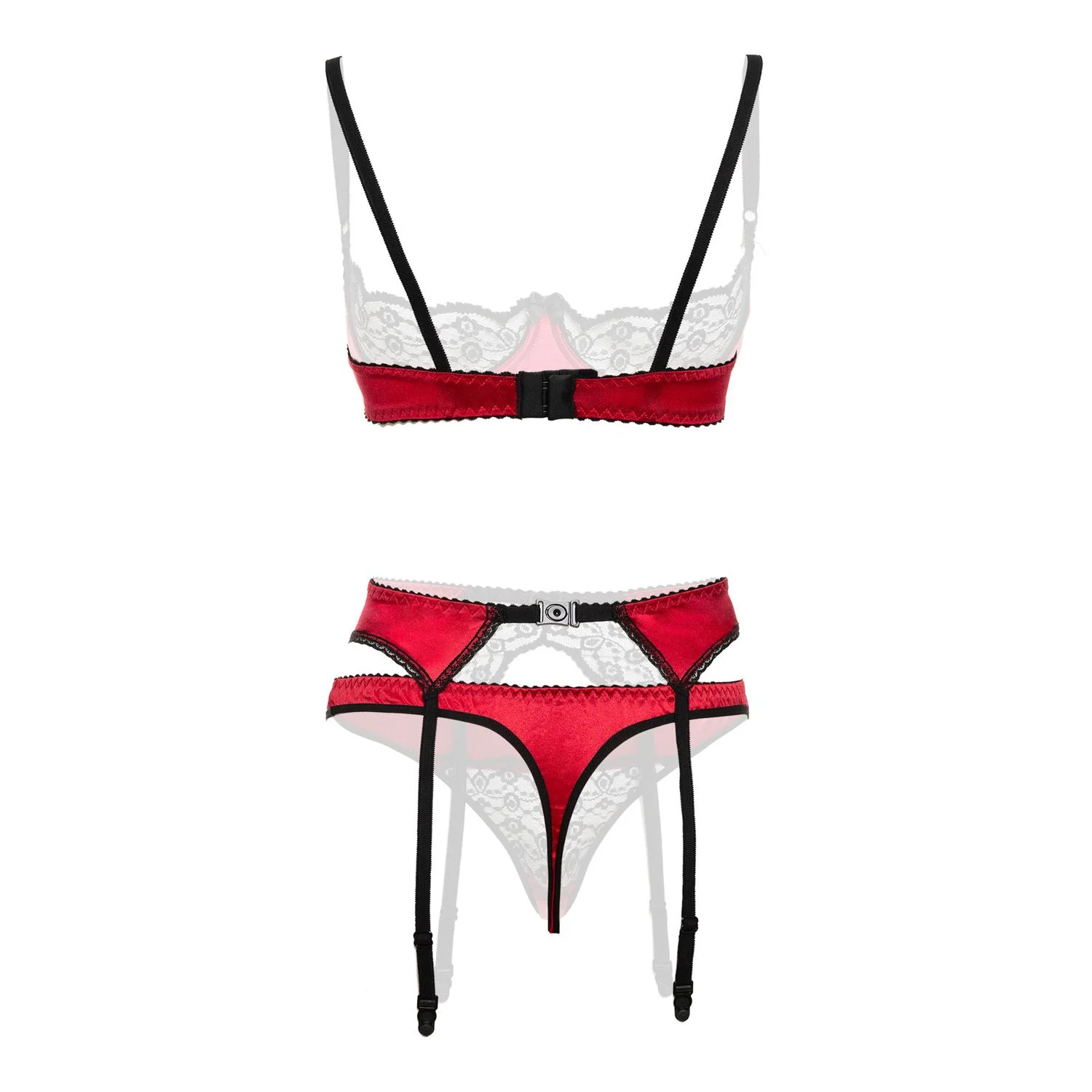 Christine - Bra-set 3 pc Gush - Red