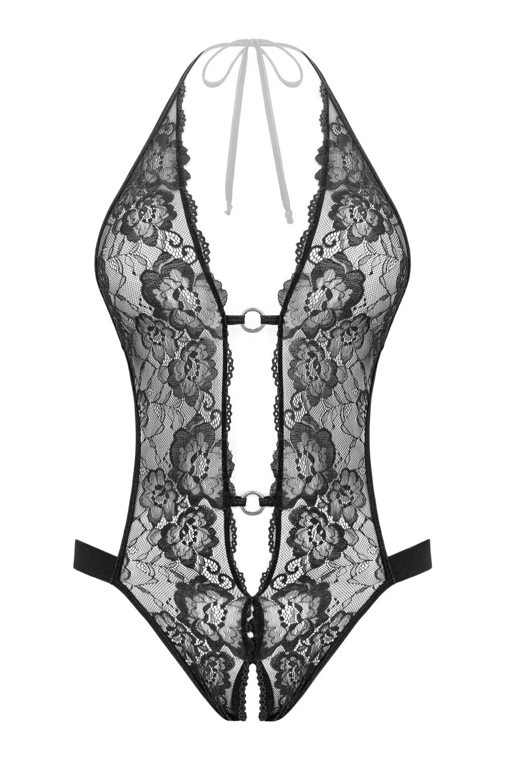 Christine - Open Crotch Body Basic Instinct - Zwart
