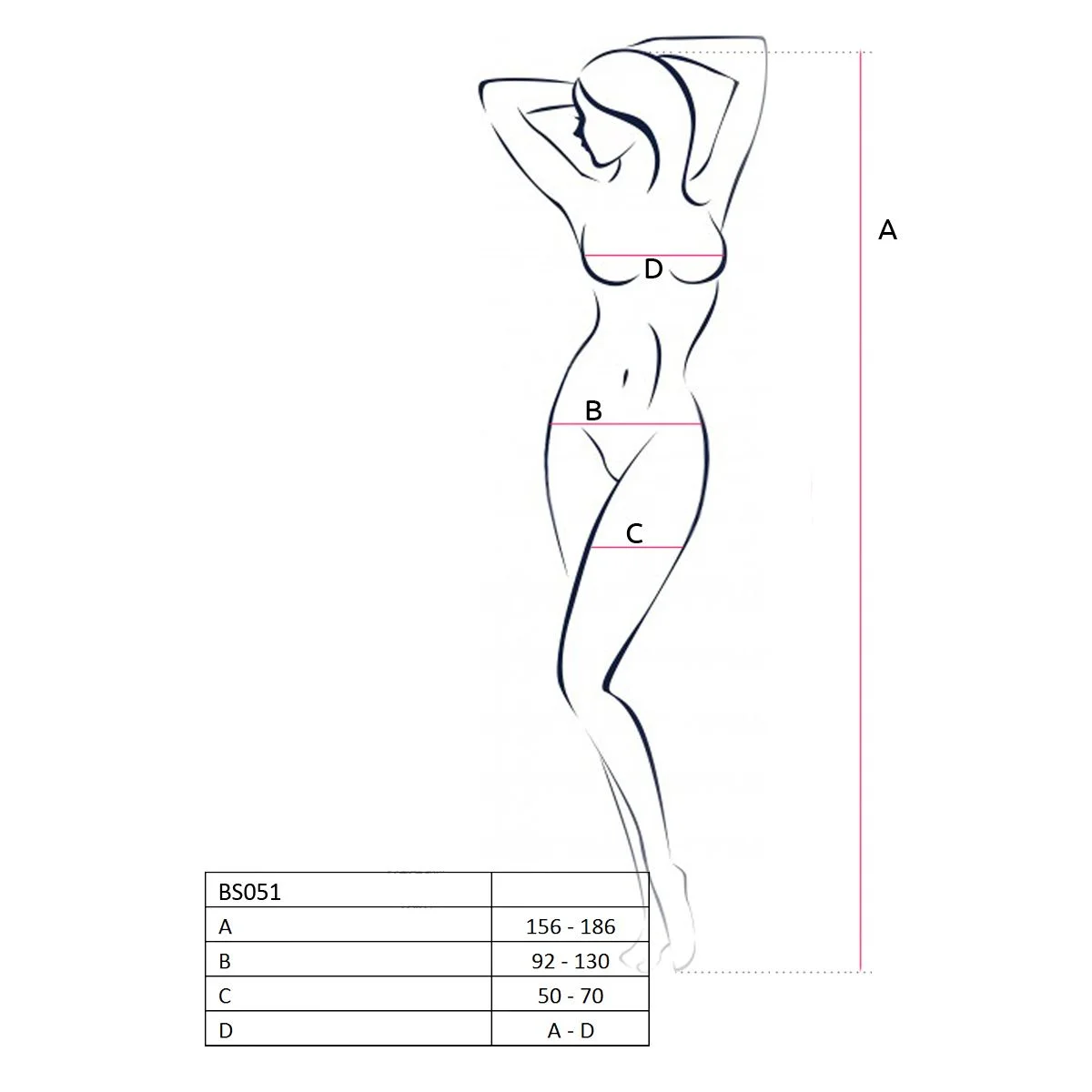 Passion - BS051 Catsuit - Rood