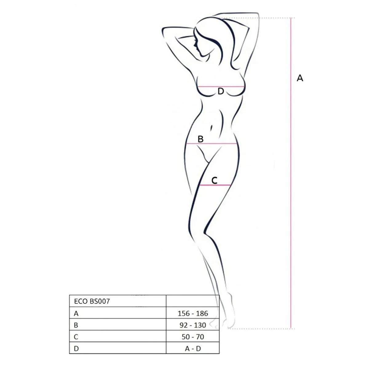 ECO Passion - BS007 Bodystocking - Wit