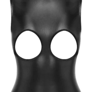 Bad Kitty – Open Cup Body met Hoofdkap – Zwart