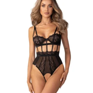 Obsessive – Bodysuit Open Crotch – Zwart