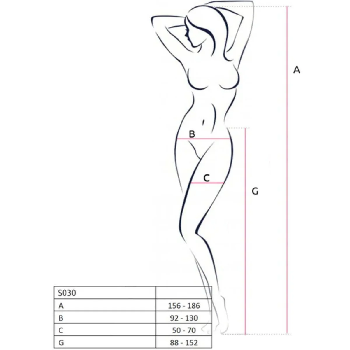 Passion - S030 Strip Panty - Rood
