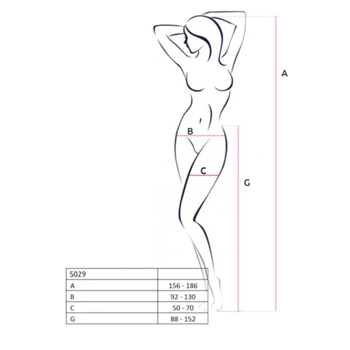 Passion - S029 Strip Pants - Rood