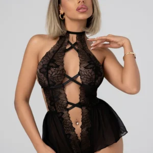 Christine - Lace Cut-Out Body Liza